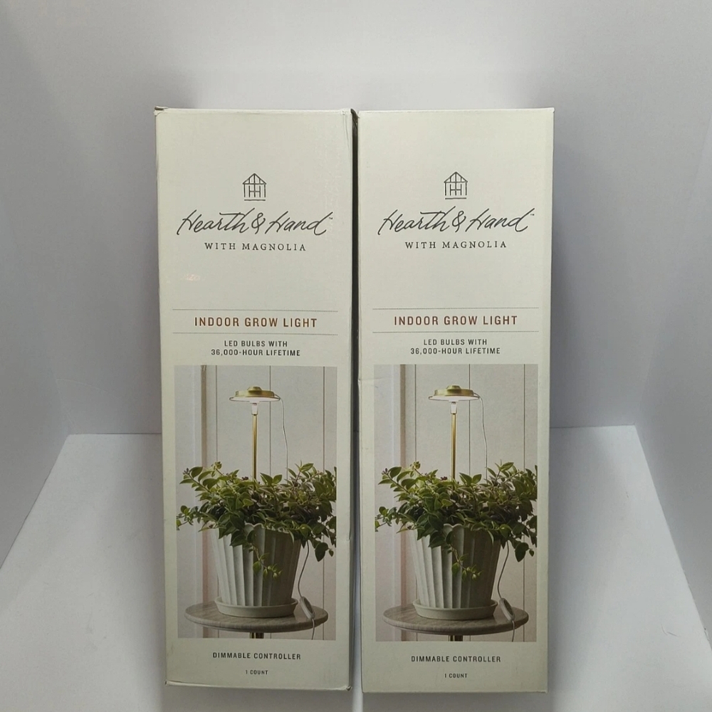 2 Hearth & Hand LED Grow Light with Dimmable Controller